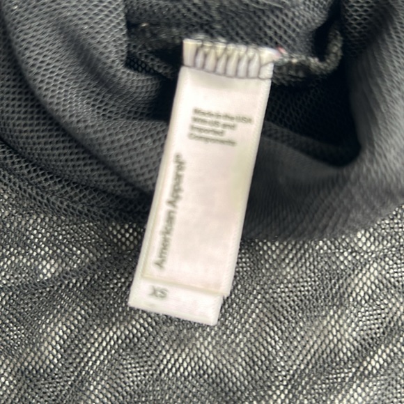 American apparel, mesh, see-through bodysuit size extra small - Picture 5 of 7